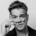 Alexander Kaan, zwart-witfoto.